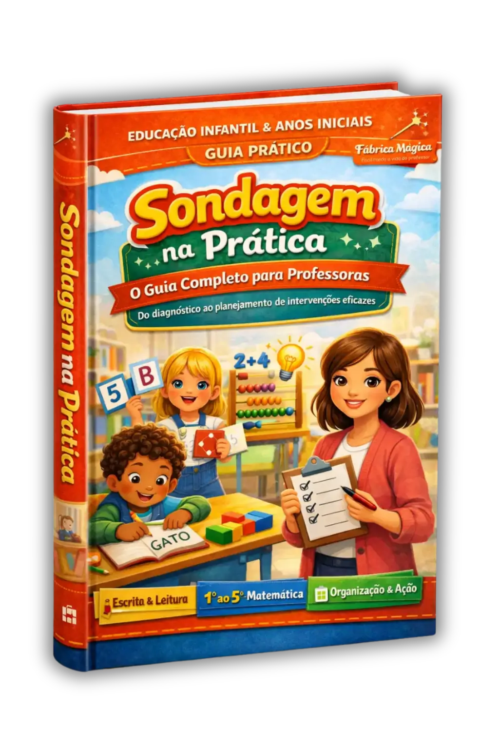 Mockup do guia Sondagem na Prática